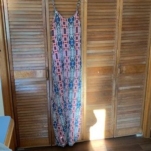 Printed maxi dress